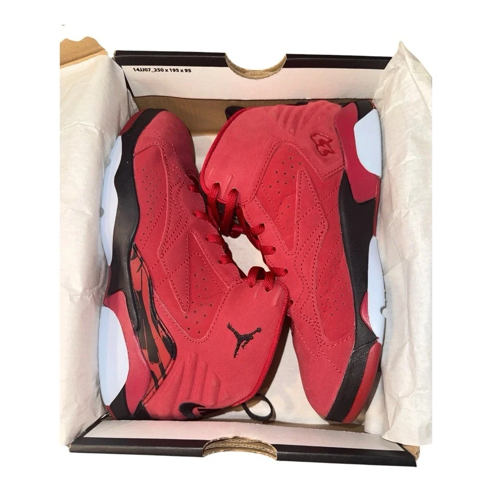 Nike Air Jordan Jumpman MVP Boys Size 3Y Red Black Basketball Shoes Sneakers
